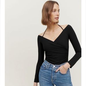 Reformation Jolee knit top